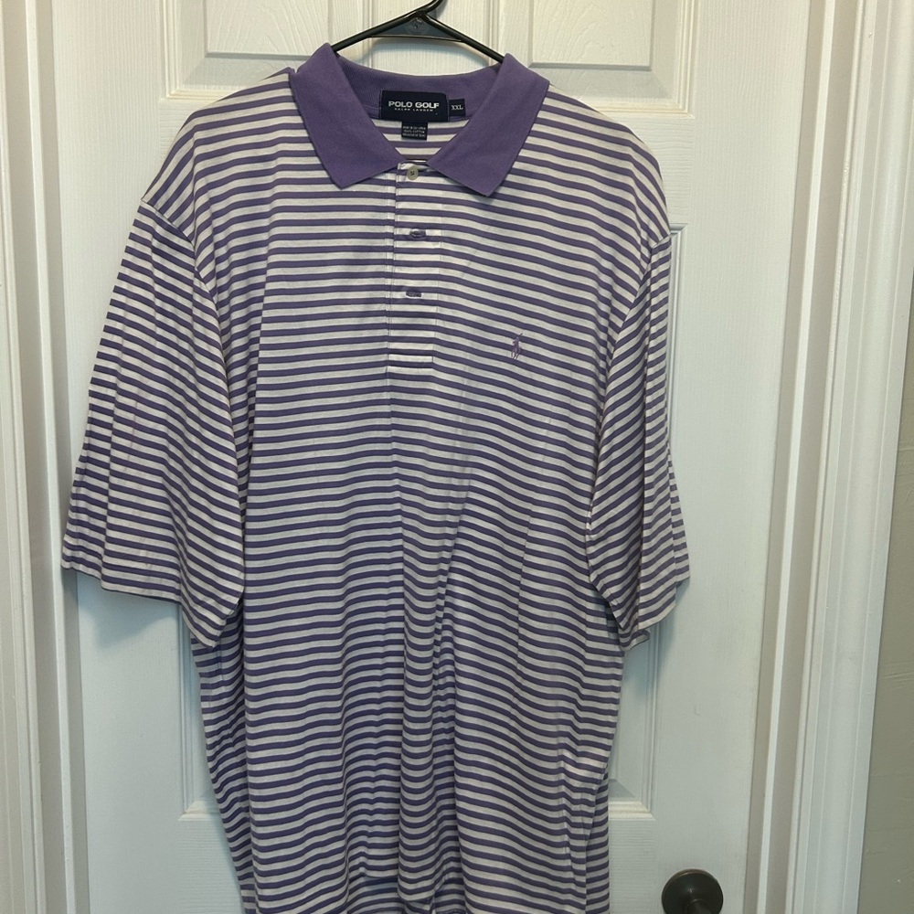 Purple Polo Golf Shirt with Classic Style
